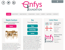 Tablet Screenshot of enfysfoundation.org.uk